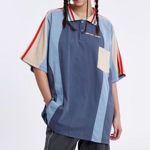 BRAND NEW Aelfric Eden Color Blocking Polo Tee